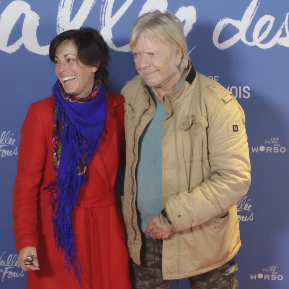 Renaud et sa femme Cerise (Christine Marot) lors de l'avant-première du film "La vallée des fous" au Pathé Wepler à Paris le 12 novembre 2024. © Jack Tribeca / Bestimage 
