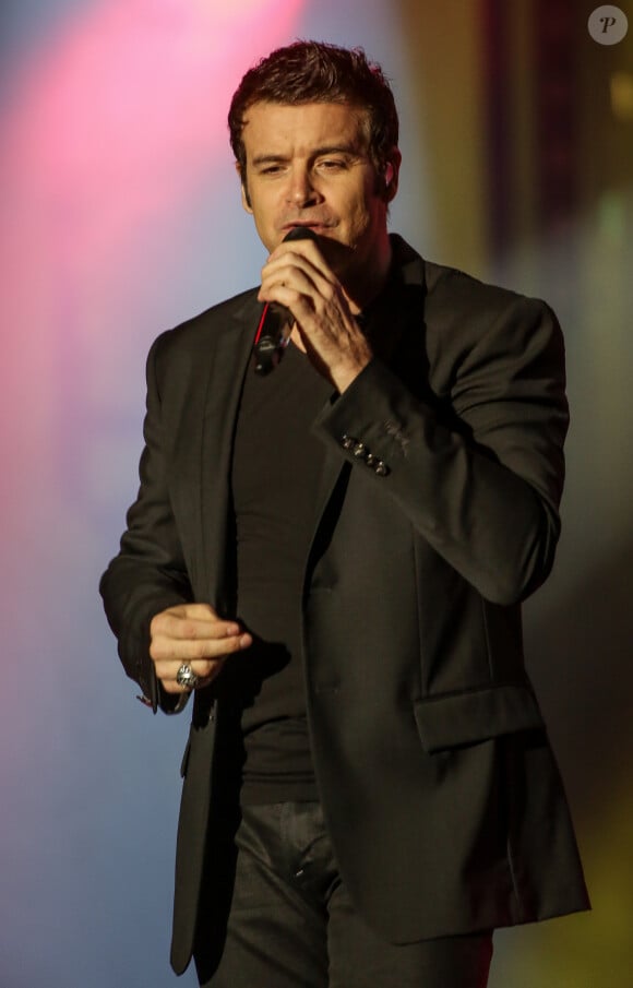 Exclusif - Roch Voisine en concert au théâtre du casino Barrière de Lille le 6 février 2014. 