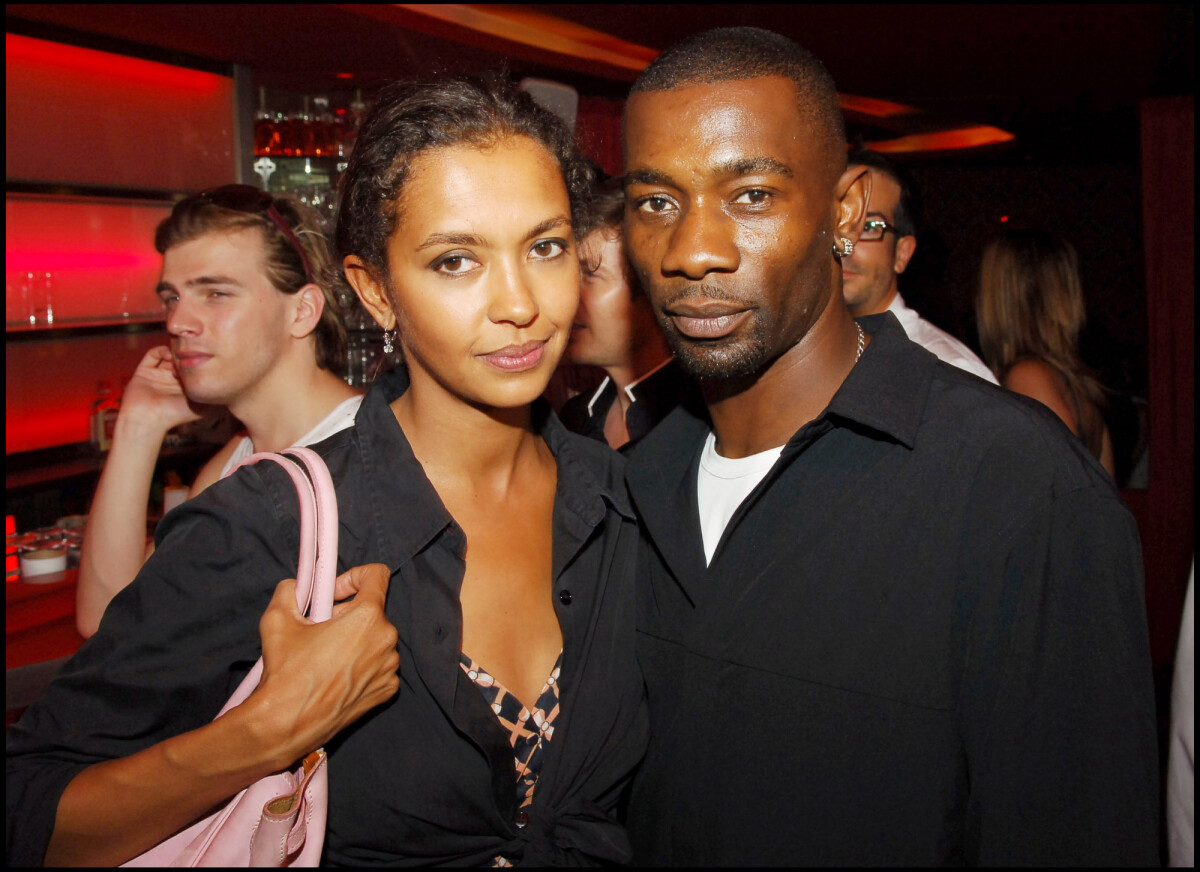 Photo : Exclusif - Passi et sa fiancée Karine Le Marchand à Paris, mai  2005. - Purepeople