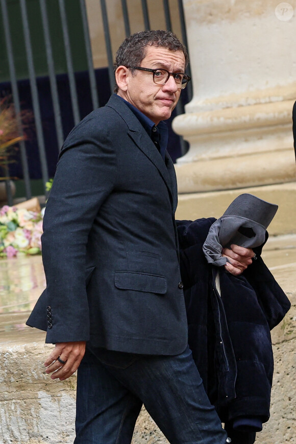 Dany Boon - Obsèques de Michel Blanc en l'église Saint-Eustache à Paris, le 10 octobre 2024. © Moreau / Jacovides / Bestimage 