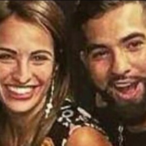 Photo de Kendji et sa compagne Soraya Miranda.