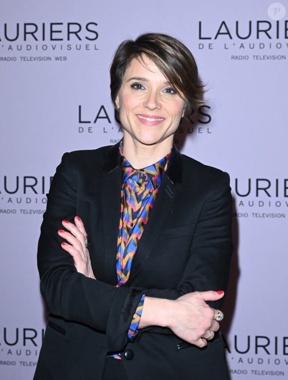 Mélanie Taravant - 28ème cérémonie des Lauriers de l'Audiovisuel au théâtre Marigny à Paris le 20 février 2023. © Coadic Guirec/Bestimage