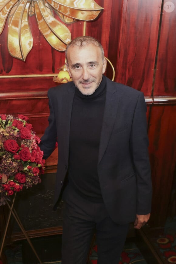 Elie Semoun lors de la soirée Omar Harfouch "Dîner chez Maxim's" à Paris le 9 octobre 2024. Le dîner organisé par O.Harfouch était pour remercier les célébrités venues à son magnifique concert "Concerto pour la paix", au théâtre des Champs Elysées le 18 septembre 2024. O.Harfouch va partir pour une tournée mondiale du Concerto qui comprend le Vatican, l'Opéra de Dubaï et New York . © Perusseau / Tribeca / Bestimage 