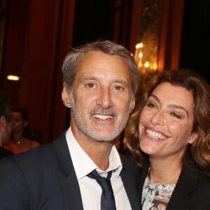 Antoine de Caunes et sa femme Daphné Roulier - Dîner d'ouverture au Casino de Deauville du 42ème Festival du cinéma Américain de Deauville après la projection du film d'ouverture 'Infiltrator' à Deauville, le 2 Septembre 2016.© Denis Guignebourg/Bestimage 