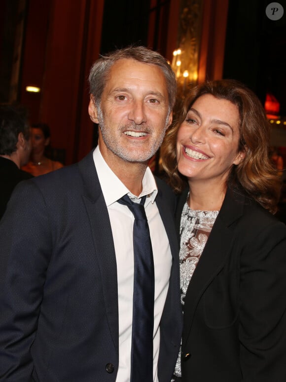 Antoine de Caunes et sa femme Daphné Roulier - Dîner d'ouverture au Casino de Deauville du 42ème Festival du cinéma Américain de Deauville après la projection du film d'ouverture 'Infiltrator' à Deauville, le 2 Septembre 2016.© Denis Guignebourg/Bestimage 