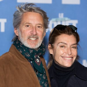 Antoine de Caunes and Daphne Roulier attend 'Le Nouveau Jouet' Paris film premiere at Le Grand Rex on October 09, 2022 in Paris, France. Photo by Nasser Berzane/ABACAPRESS.COM