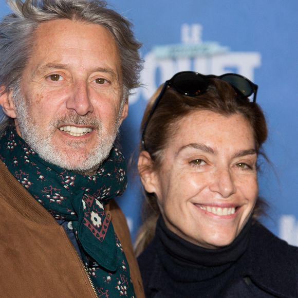 Antoine de Caunes and Daphne Roulier attend 'Le Nouveau Jouet' Paris film premiere at Le Grand Rex on October 09, 2022 in Paris, France. Photo by Nasser Berzane/ABACAPRESS.COM