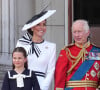 A la suite desquelles les cancers leur ont été diagnostiqués
La princesse Charlotte, Catherine Kate Middleton, princesse de Galles, le roi Charles III d'Angleterre - Les membres de la famille royale britannique au balcon du Palais de Buckingham lors de la parade militaire "Trooping the Colour" à Londres le 15 juin 2024 © Julien Burton / Bestimage 