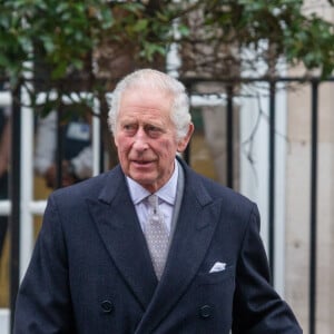 Le roi Charles III d'Angleterre quitte la London Clinic à Londres, Royaume Uni, 29 janvier 2024, où le roi Charles avait subi une intervention pour une hypertrophie de la prostate. © Tayfun Salci/ZUMA Press/Bestimage 