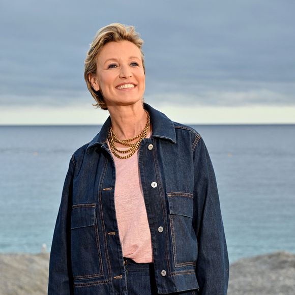 Alexandra Lamy pour le film Louise Violet. - Sixième édition du festival Cinéroman dédié aux adaptations cinématographiques de roman à Nice le 1er octobre 2024. © Dominique Jacovides - Bruno Bebert / Bestimage
