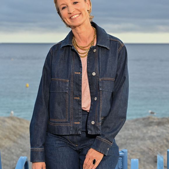 Alexandra Lamy pour le film Louise Violet. - Sixième édition du festival Cinéroman dédié aux adaptations cinématographiques de roman à Nice le 1er octobre 2024. © Dominique Jacovides - Bruno Bebert / Bestimage