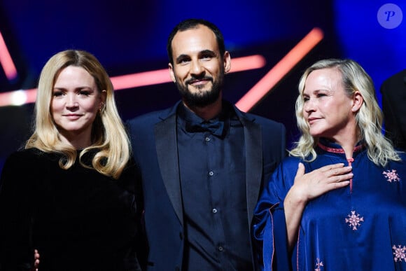 Virginie Efira, Ali Abbasi et Patricia Arquette assistent à la cérémonie d'ouverture du 21e Festival international du film de Marrakech, à Marrakech, au Maroc, le 29 novembre 2024. Photo par Aurore Marechal/ABACAPRESS.COM