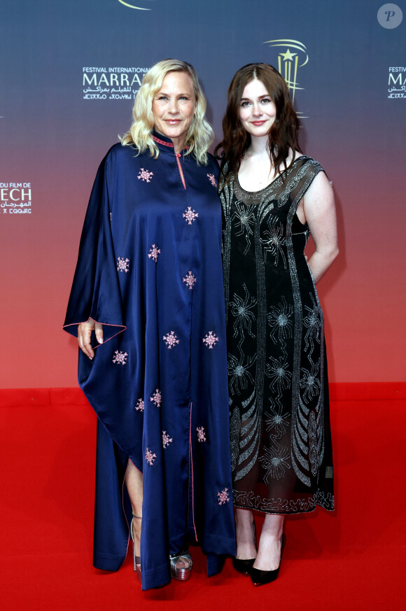 Patricia Arquette, Harlow Olivia Calliope Jane au photocall de la cérémonie d'ouverture et à la projection du film "L'Ordre" lors du 21ème Festival international du film de Marrakech, le 29 novembre 2024j à Marrakech, Maroc. © Dominique Jacovides/Bestimage 