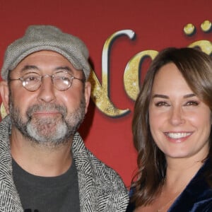 Kad Merad et sa femme Julia Vignali - Avant-première du film "Les boules de Noël" au cinéma Pathé-Wepler à Paris. Le 14 novembre 2024 © Coadic Guirec / Bestimage