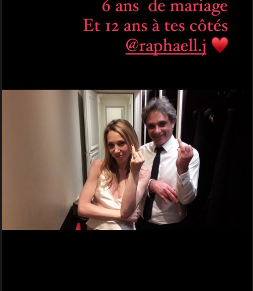 Laura Smet et son époux, "Instagram".