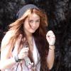 Miley Cyrus se rend chez un ami, vendredi 2 avril, à Toluka Lake.