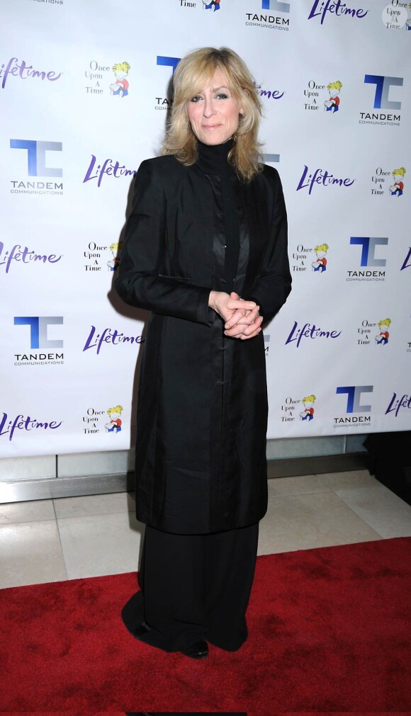 Judith Light, à l'occasion de la présentation des deux téléfilms à suspense At Risk et The Front, adaptés de l'oeuvre de Patricia Cornwell, à la Hearst Tower de New York, le 7 avril 2010.
