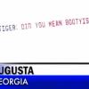 Petit message à l'intention de Tiger Woods dans le ciel d'Augusta, le 8 avril 2010 !