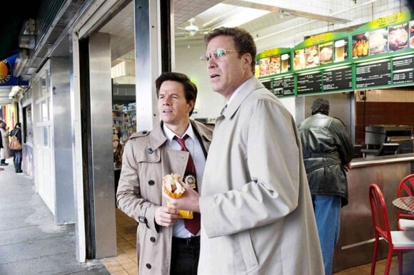 Mark Wahlberg et Will Ferrell, dans The Other Guys le 6 octobre 2010.