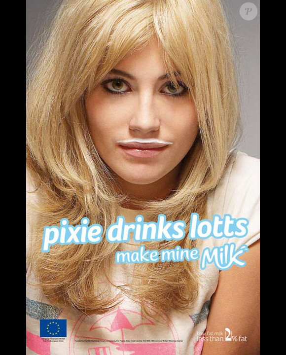 Pixie Lott pour la campagne de pub Make Mine Milk