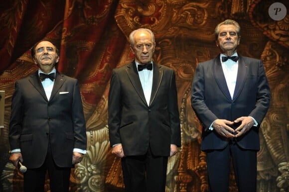 Le Conseil Pasteur-Weizmann célébrait le 14 avril son 35e anniversaire, à l'Opéra Garnier, à Paris, en présence du président israélien Shimon Peres. A gauche : Robert Parienti.