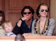 Eva Herzigova, son amoureux et son fils, de superbes supporters... aux côtés des récents papas Boris Becker et Flavio Briatore !