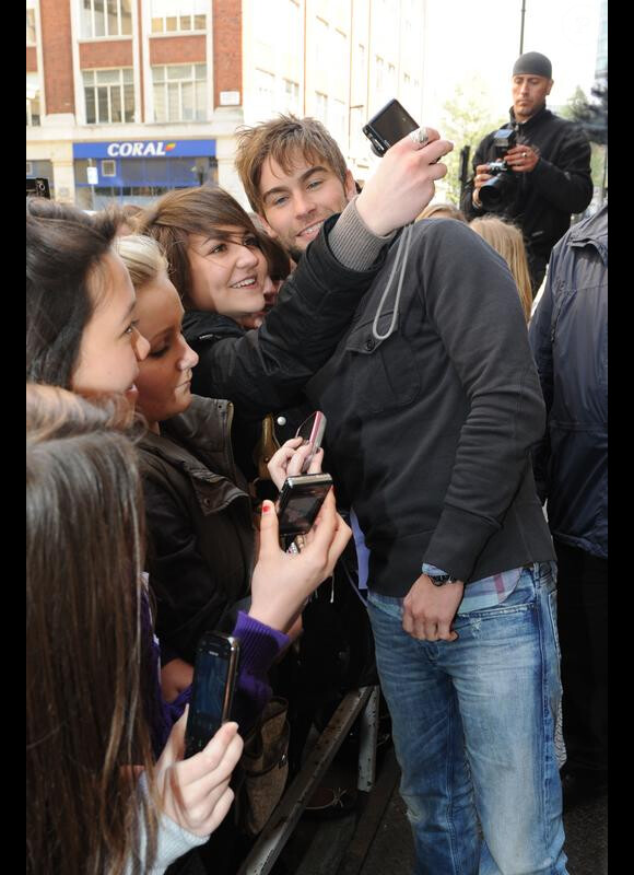 Chace Crawford à Londres le 17 avril 2010