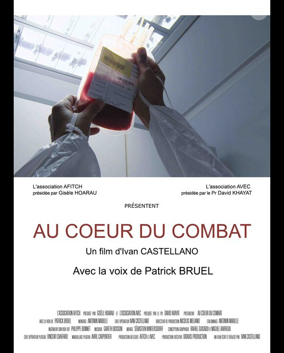 L'affiche du documentaire "Au coeur du combat"...