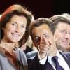 Nicolas Sarkozy et Cecilia Attias le soir de l'élection présidentielle, le 6 mai 2007.