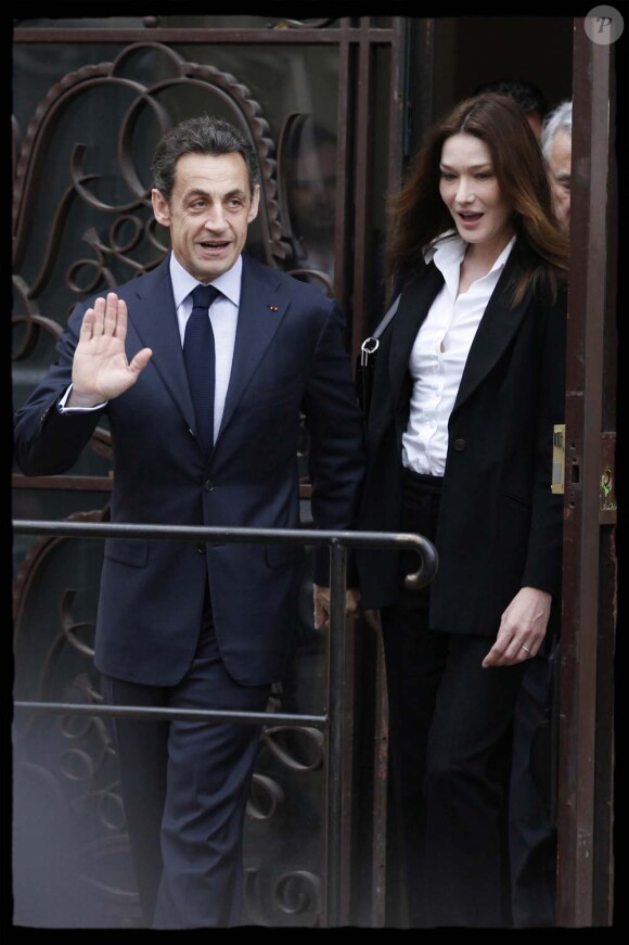 Nicolas Sarkozy et Carla Bruni, Paris, le 21 mars 2010 !