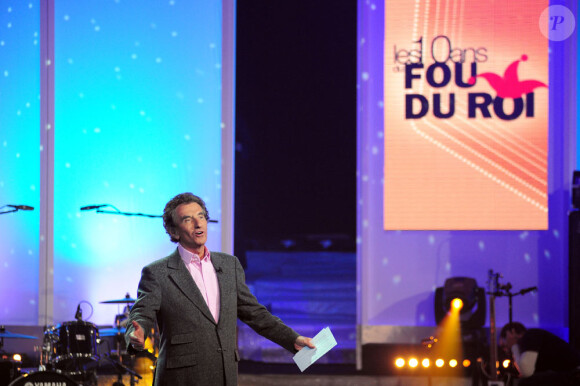 Jack Lang pour les 10 ans de l'émission Les Fous du Roi (3 mai 2010, Maison de la radio -Paris)