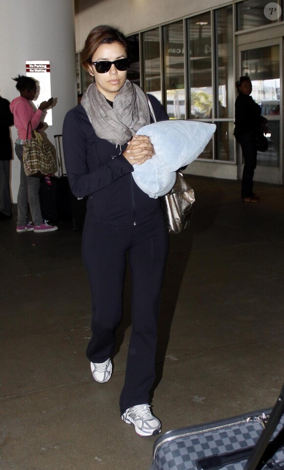 Eva Longoria à Los Angeles le 4 mai 2010 et qui arrive de New York