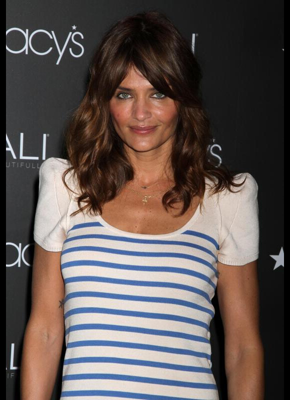 Helena Christensen à New York, le 6 mai 2010