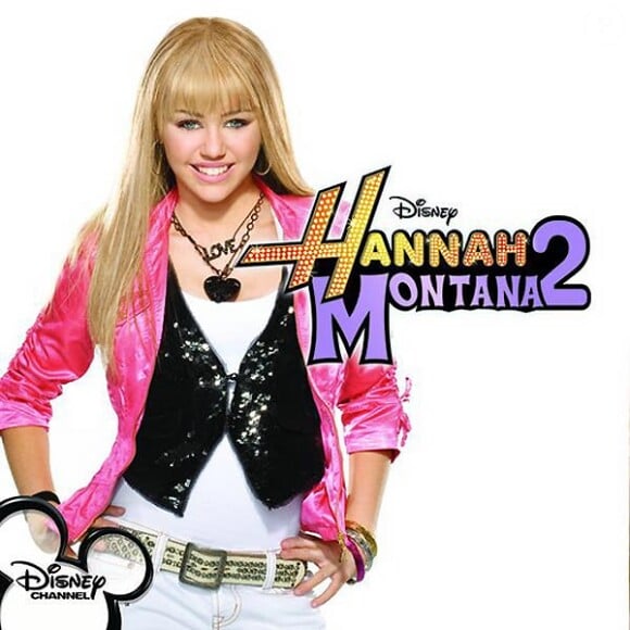 Miley Cyrus, pour l'album Hannah Montana volume 2, en 2007.