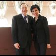 Rachida Dati et son ami Florentino Perez, président du Real Madrid 