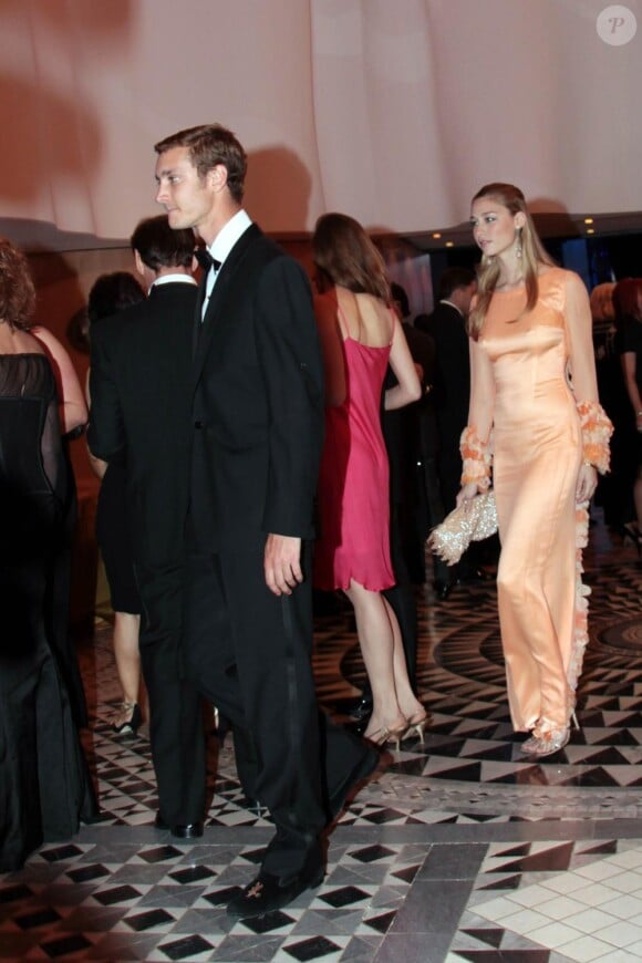Pierre Casiraghi et sa fiancée Beatrice au dîner organisé au Sporting Club, après le Grand Prix de Monaco. 16/05/2010