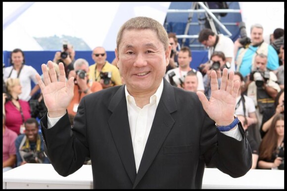 Takeshi présente à Cannes son film Outrage le 17 mai 2010