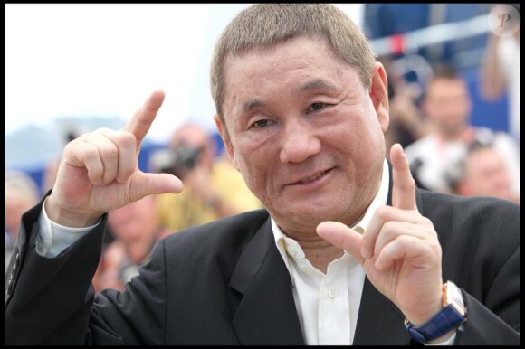 Takeshi présente à Cannes son film Outrage le 17 mai 2010