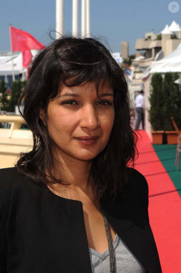 La réalisatrice Raja Amari présente Les Secrets à Cannes le 17 mai 2010