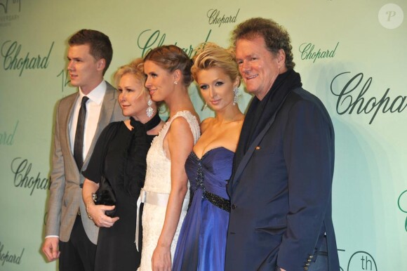 La famille Hilton à la soirée Chopard le 17 mai 2010