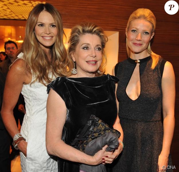 Quand Catherine Deneuve fait la fête avec Paltrow, Kirsten