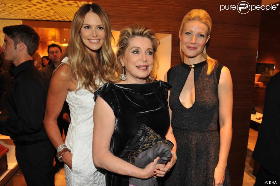 Elle Macpherson, Catherine Deneuve et Gwyneth Paltrow à l'ouverture de