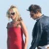 Kate Moss et Jamie Hince cet été à Saint-Tropez...