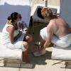 Boris Becker et sa femme Sharlely en vacances à Miami, mai 2010