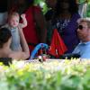 Boris Becker, sa femme Lilly Kerssenberg et Amadeus en vacances à Miami, mai 2010