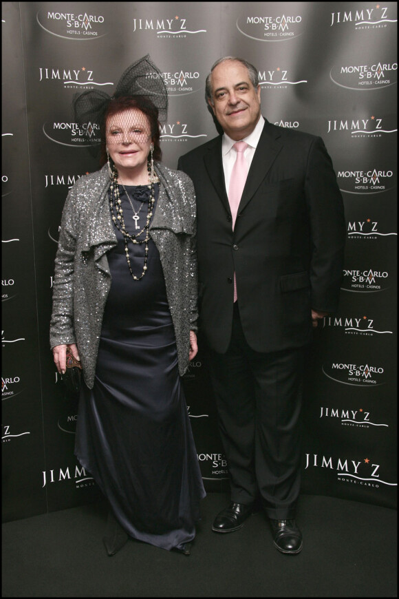 Régine et Bernard Lambert fêtent les 40 ans du Jimmy'z et ses deux fois 40 ans ! Le 4 juin 2010, à Monte-Carlo.