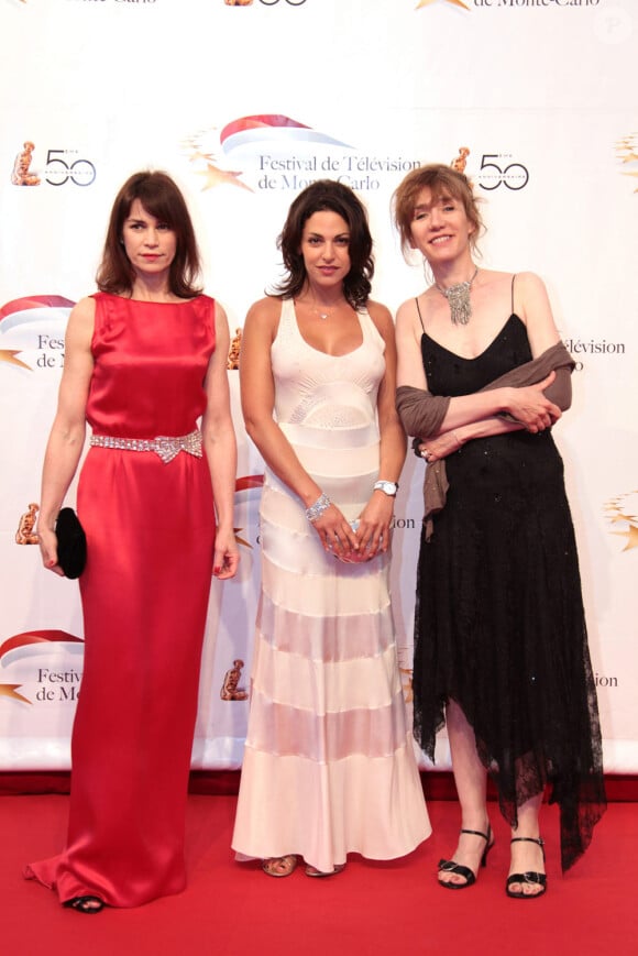 Valérie Kaprisky, Noémie Elbaz et Virginie Lemoine  présentent leurs  fictions respectives (6 juin 2010 à Monte-Carlo)