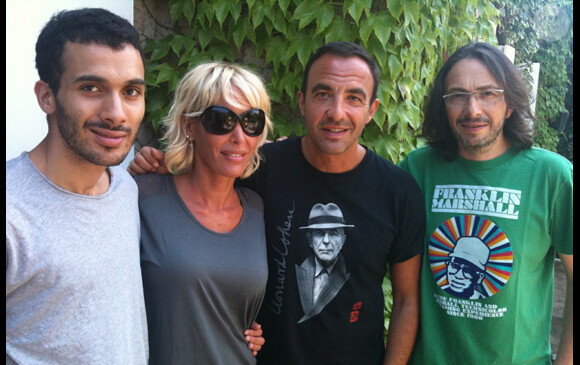 Ophélaï avec Mustapha, Nikos et Florian, le 10 juin 2010