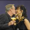 Christophe Lambert et Sophie Marceau amoureux comme jamais au Festival du film romantique de Cabourg le 12 juin 2010.