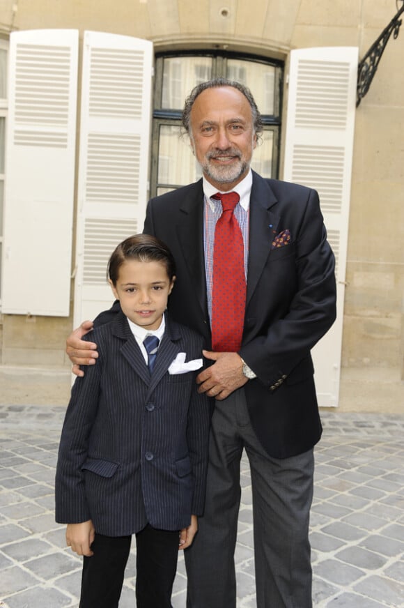 Olivier et Remy Dassault au déjeuner Père & Fils au Taillevent, mardi 15 juin